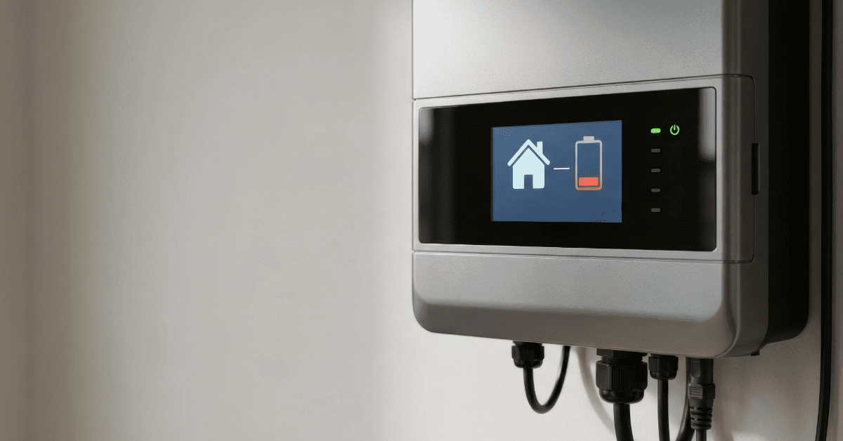 Home battery storage system installed in a Minnesota garage