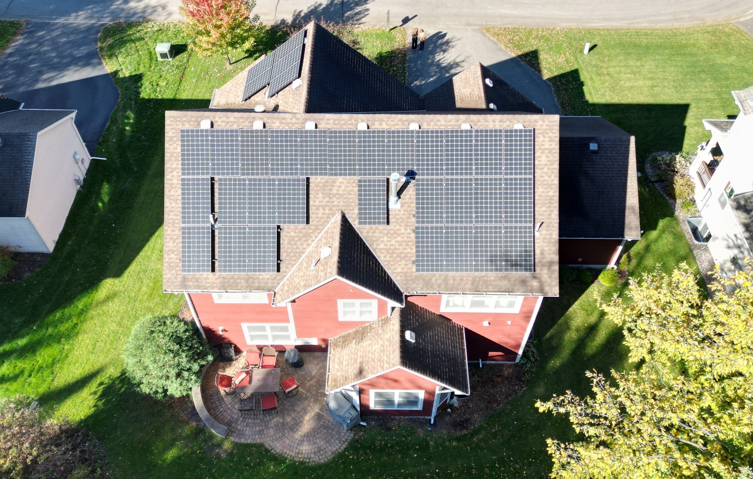 couple that decided to add solar panels to