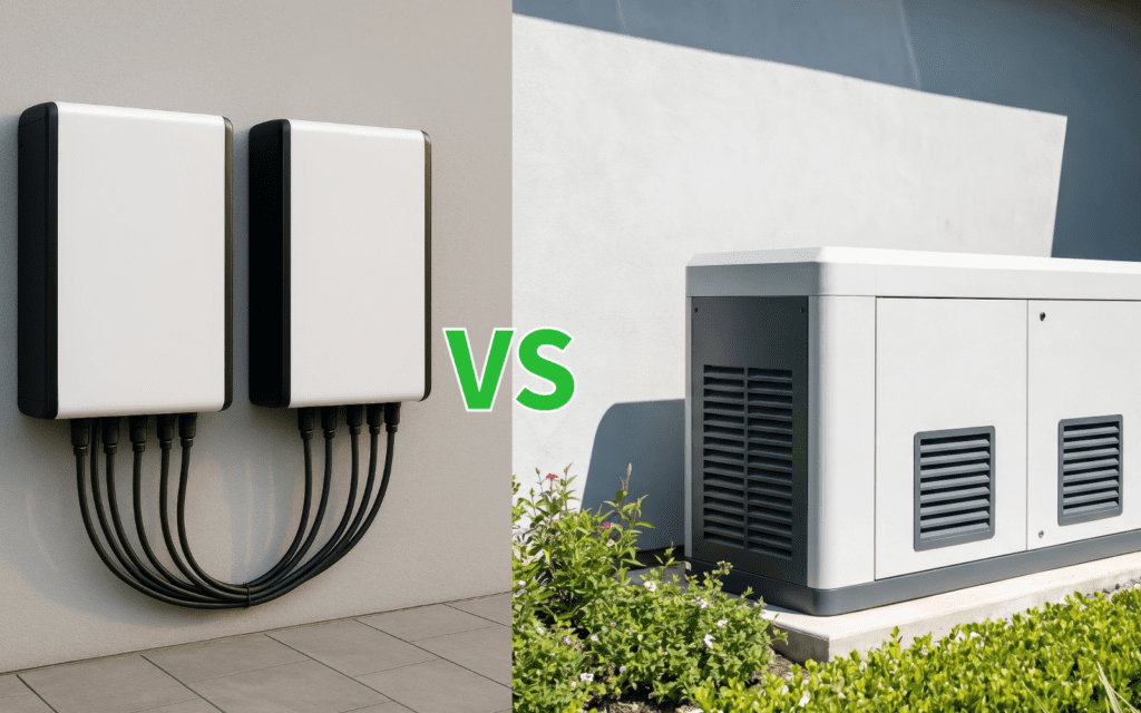 home battery vs. generator